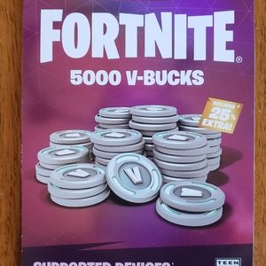 Fortnite 5000 V-bucks